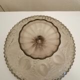 Antique glass compotier