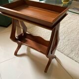 Lyre base side table
