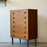 Chest of drawers, Denmark, vintage, mid-c modern