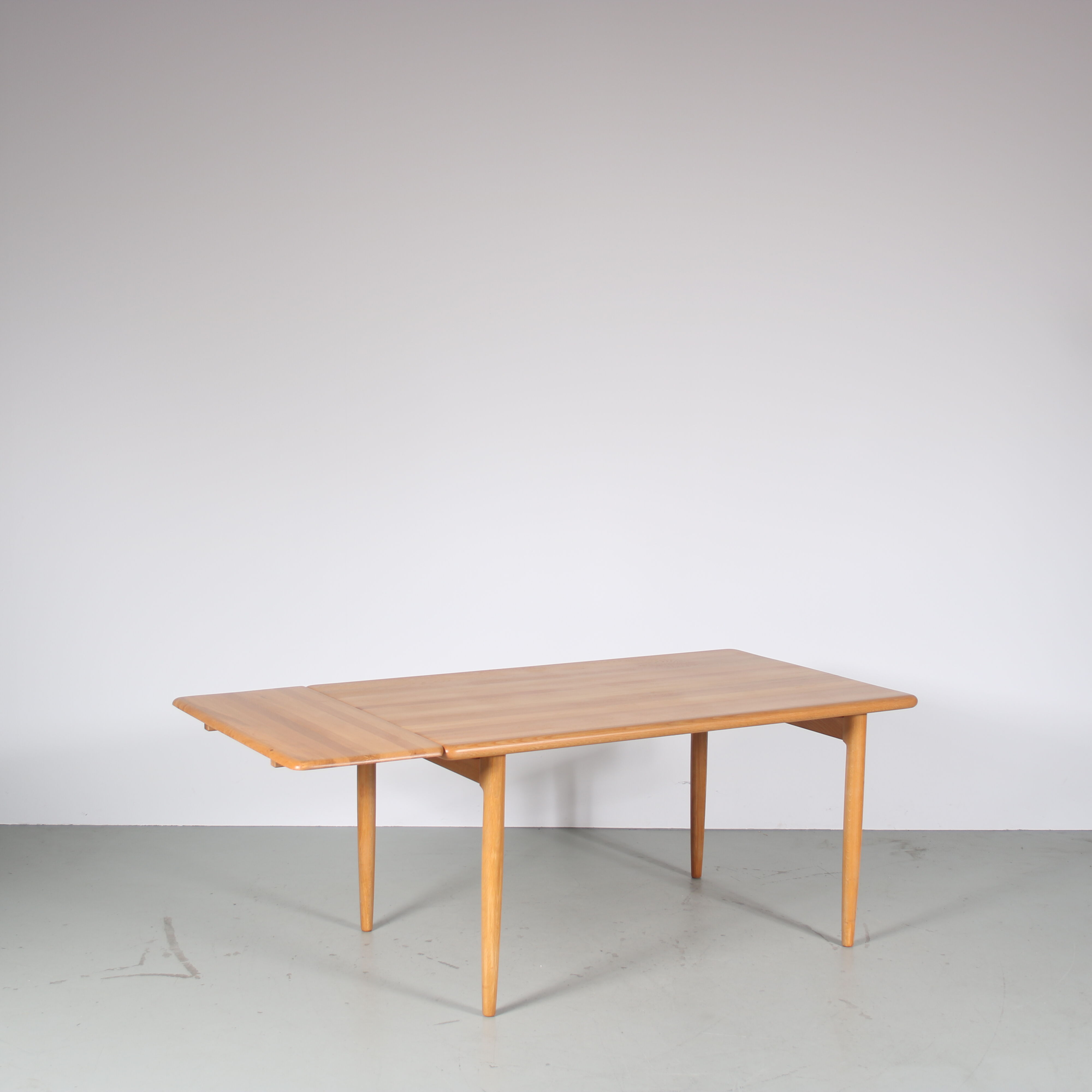 1970s Oak wooden dining set by Moller, Denmark