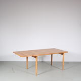 1970s Oak wooden dining set by Moller, Denmark