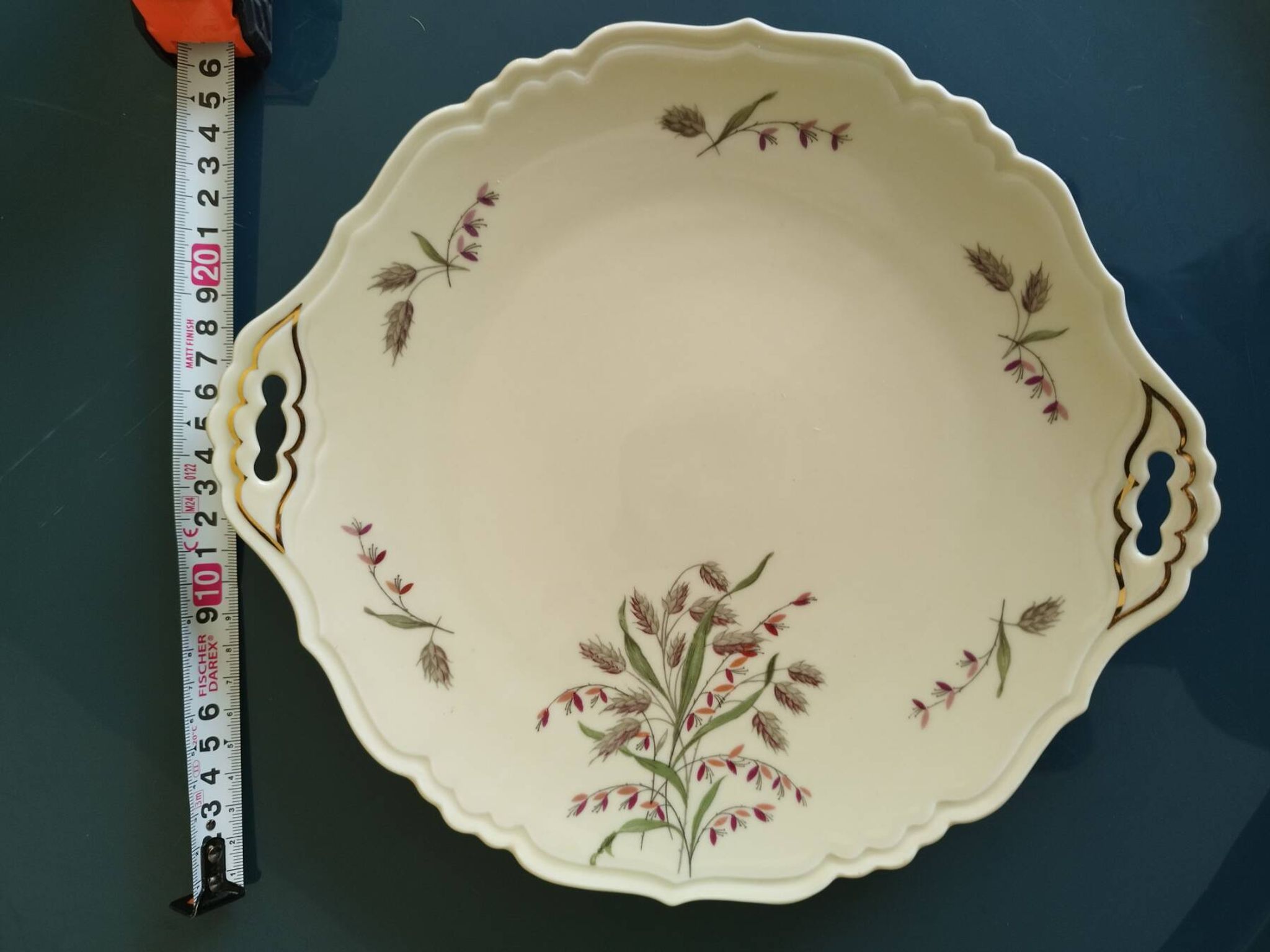 Plat porcelaine de Limoges Lucien Michelaud