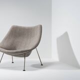 Oyster chair with Ottoman - Pierre Paulin