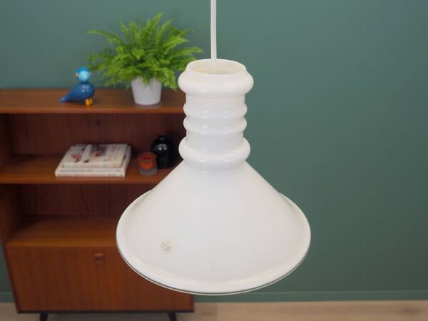 Lampe suspendue, design danois, années 1970, production : Holmegaard