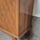 Enfilade 4 portes 1950-1960 pieds compas merisier