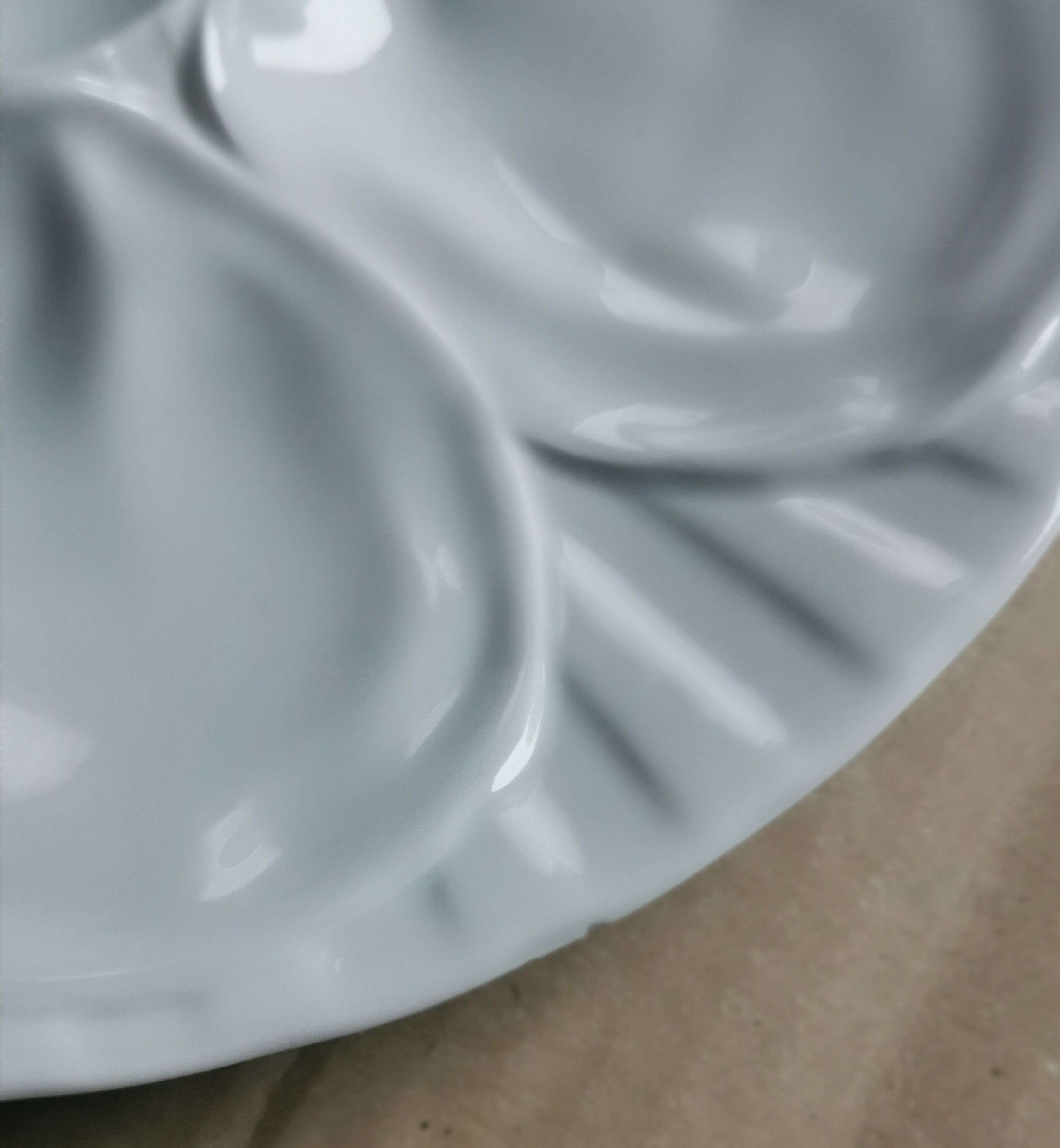 Ensemble de 6 assiettes Pillivuyt porcelaine blanche