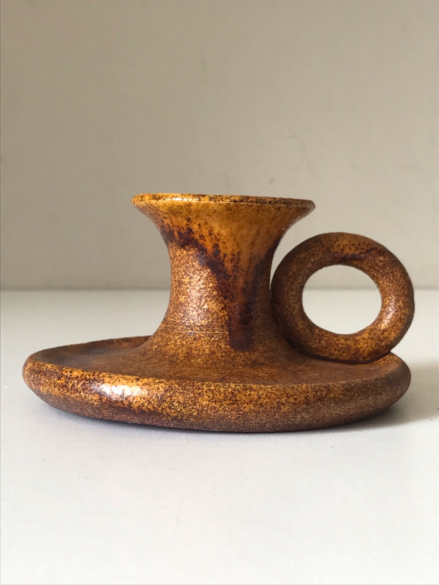 Ceramic candle holder accolay vintage design 60 years