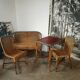 Banquette en rotin style bistrot parisiens