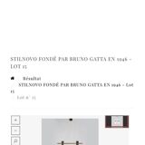 1960s Italian Stilnovo ceiling pendant with opaline glass shades and brass details