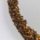 Semi-precious stone mirror. Contemporary artisanal work.