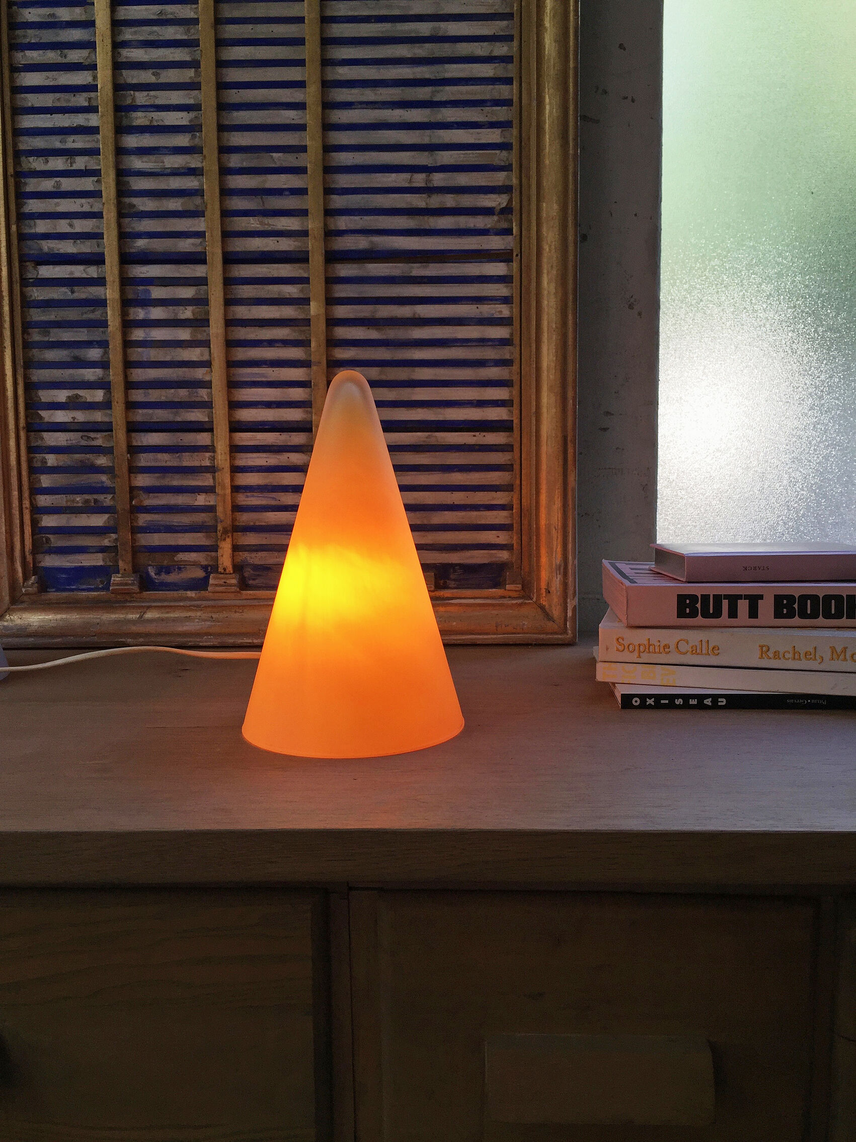 Lampe triangle design SCE vintage