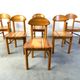 Set of 6 Scandinavian solid pine wood dining chairs by Rainer Daumiller for Hirtshals Savvaerk