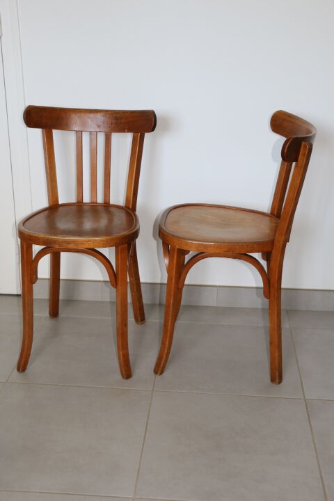 2 baumann chairs classic medium beech