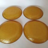 Flat plates Arcoroc Sierra amber