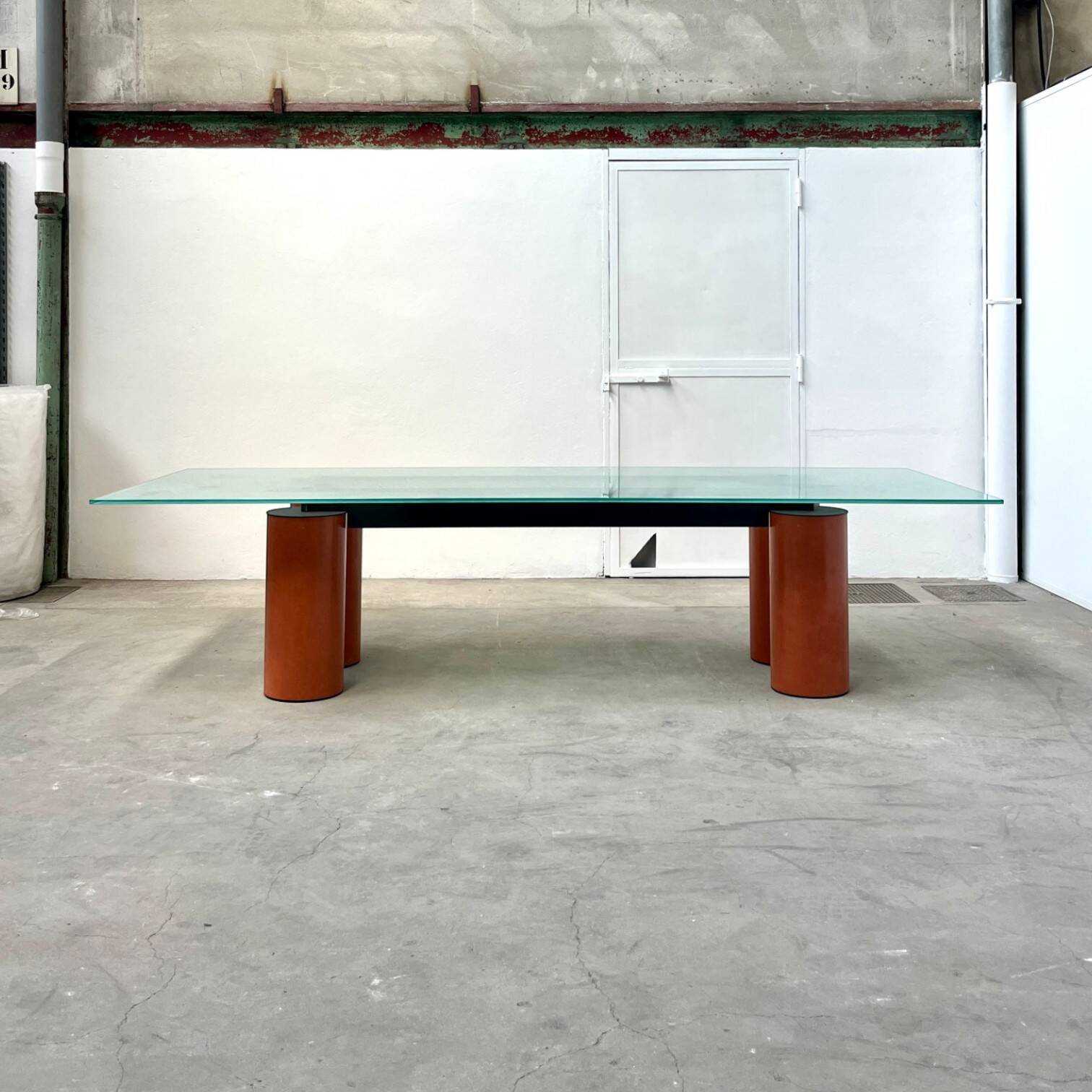 Table à manger "Serenissimo", L. & M. Vignelli pour Acerbis, 1980