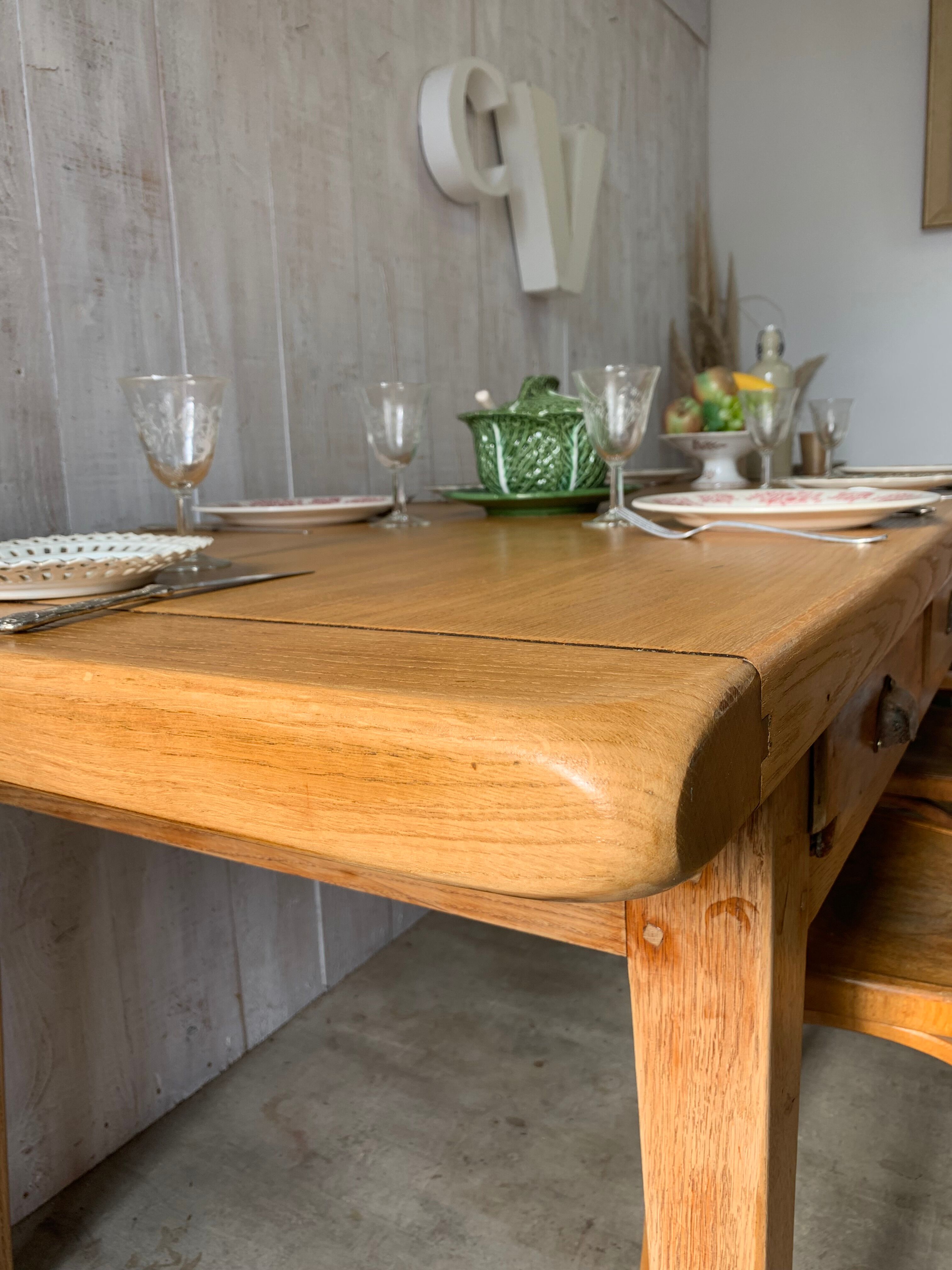 Farmhouse table 230x85cm vintage