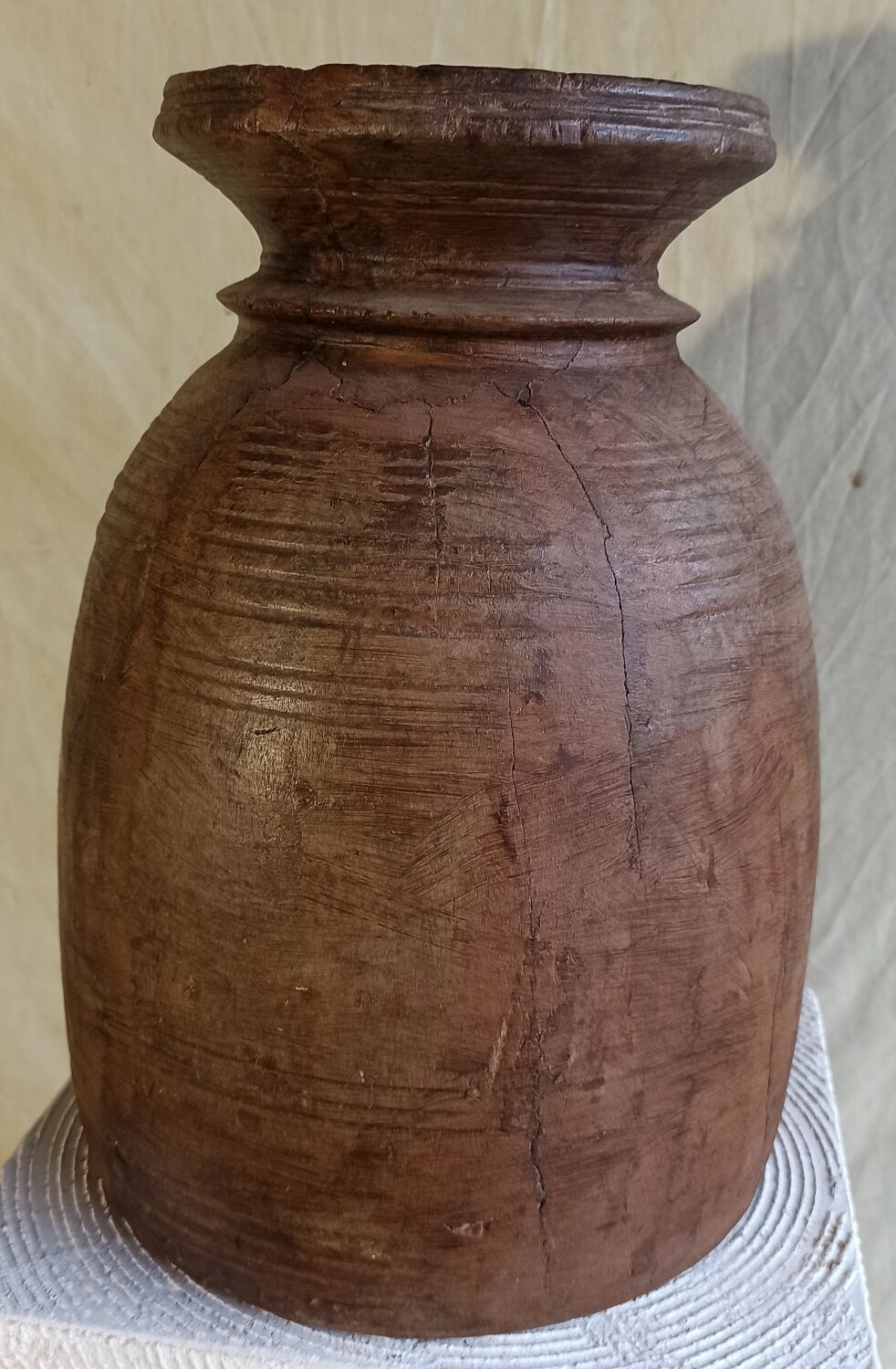 Wooden jar