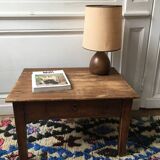 Side table, low wood
