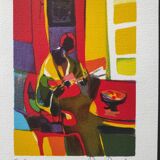Lithograph by Marcel Mouly