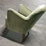 Chair years 50-60 Organic Green vintage