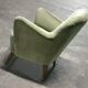 Chair years 50-60 Organic Green vintage