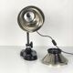 Lampe directionnelle Streamline en chrome et bakélite — vers 1940