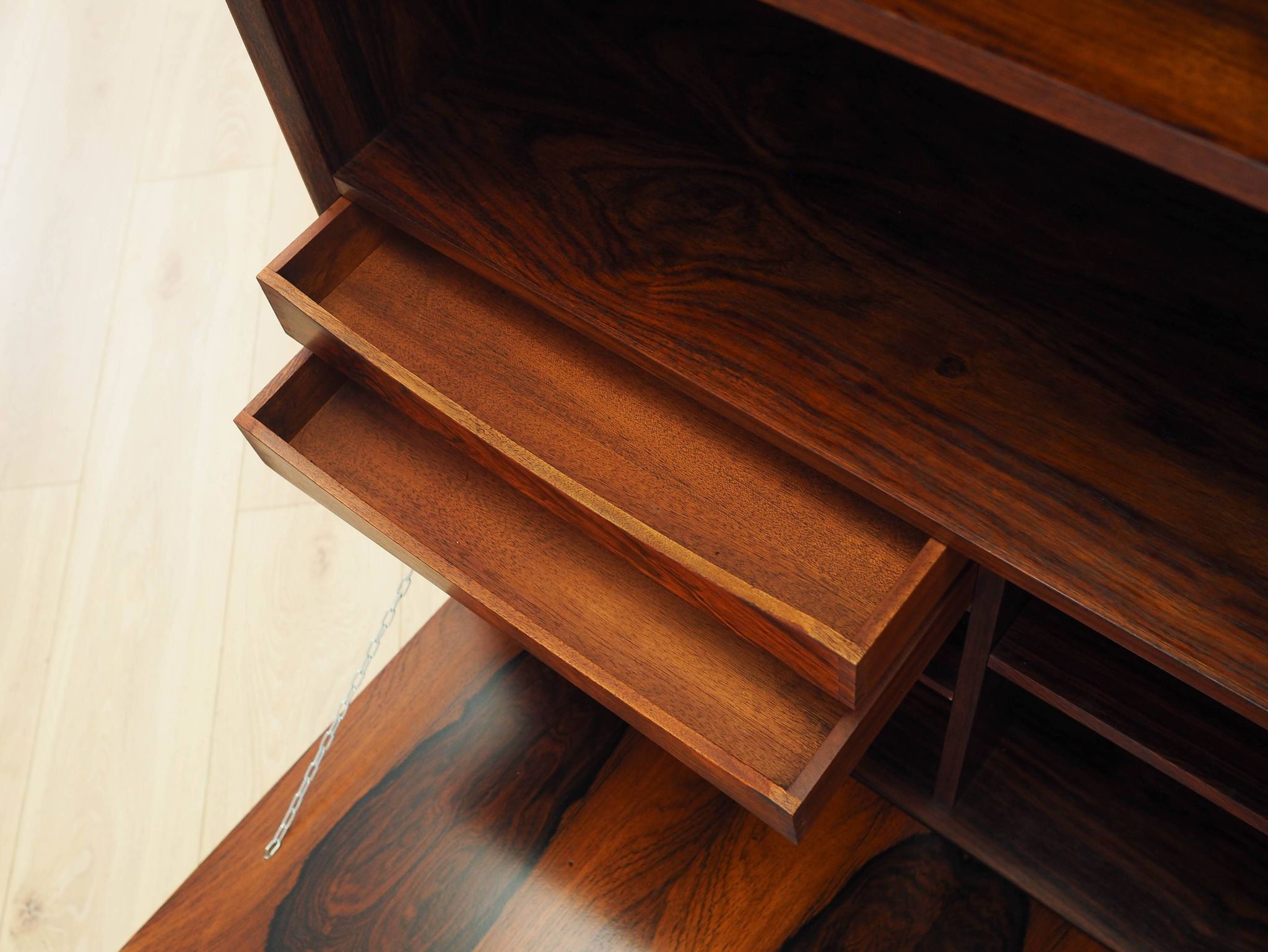 Rosewood bookcase, Danish design, 1970s, manufactured by Hundevad