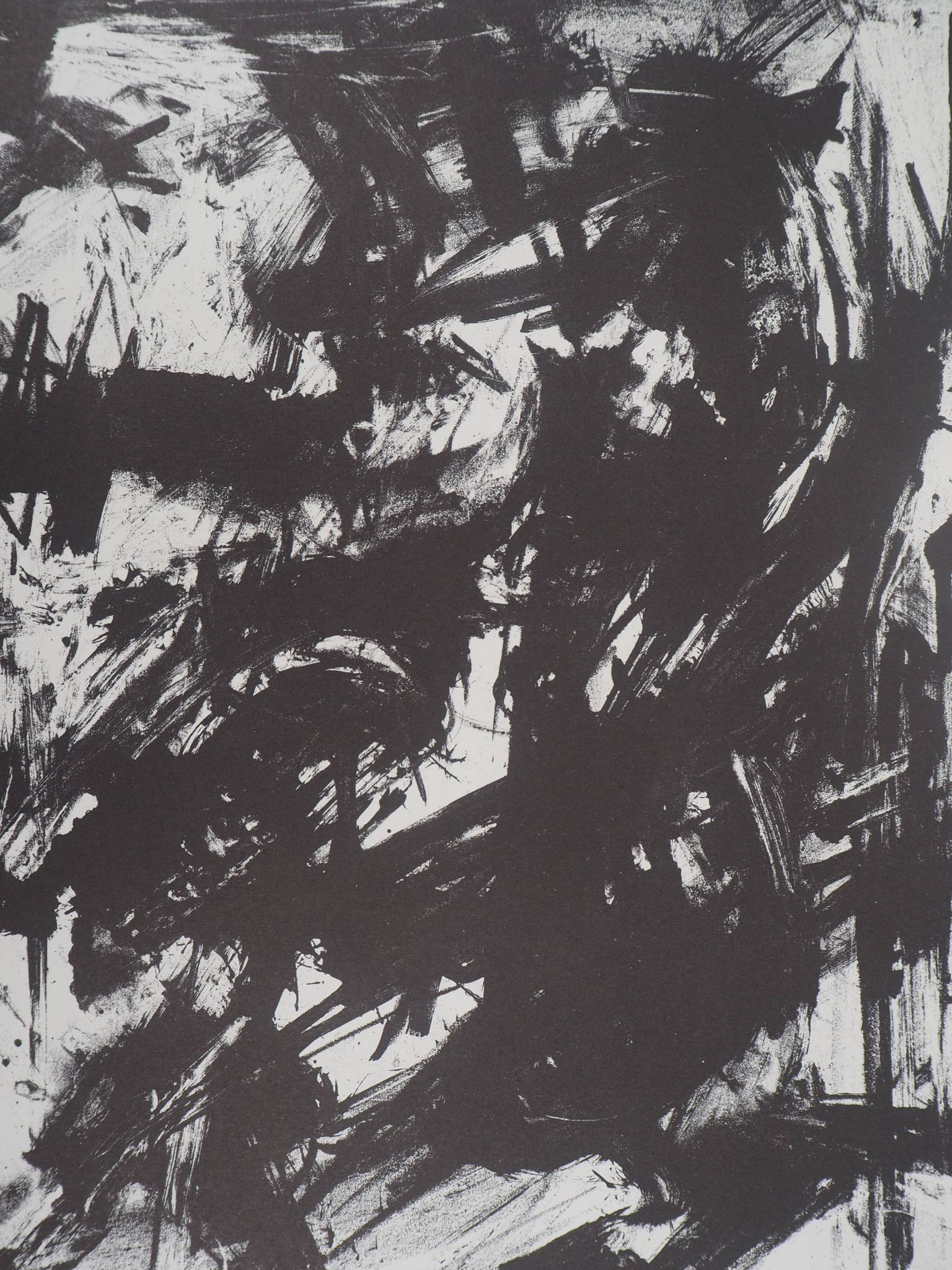 Emilio vedova: intolleranza - original lithograph