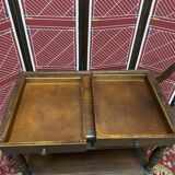 Service, service trolley with wheels, 4 drawers, solid oak