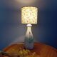 Ceramic bedside lamp, Liberty fabric lampshade, unique creation