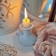 Bedroom candle holder in Tuileries Porcelain