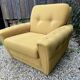 Fauteuil club velours années 70