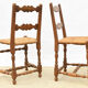 6 straw chairs