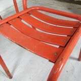 4 tolix metal bistro chairs
