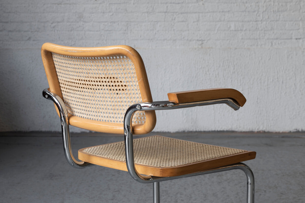 Set of 4 ‘Cesca’ dining chairs Marcel Breuer, Italy, 1970’s