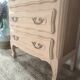 Chiffonier / Renovated Louis XV style entrance furniture in raw wood