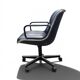 Charles Pollock – Executive Knoll office chair in black leather
