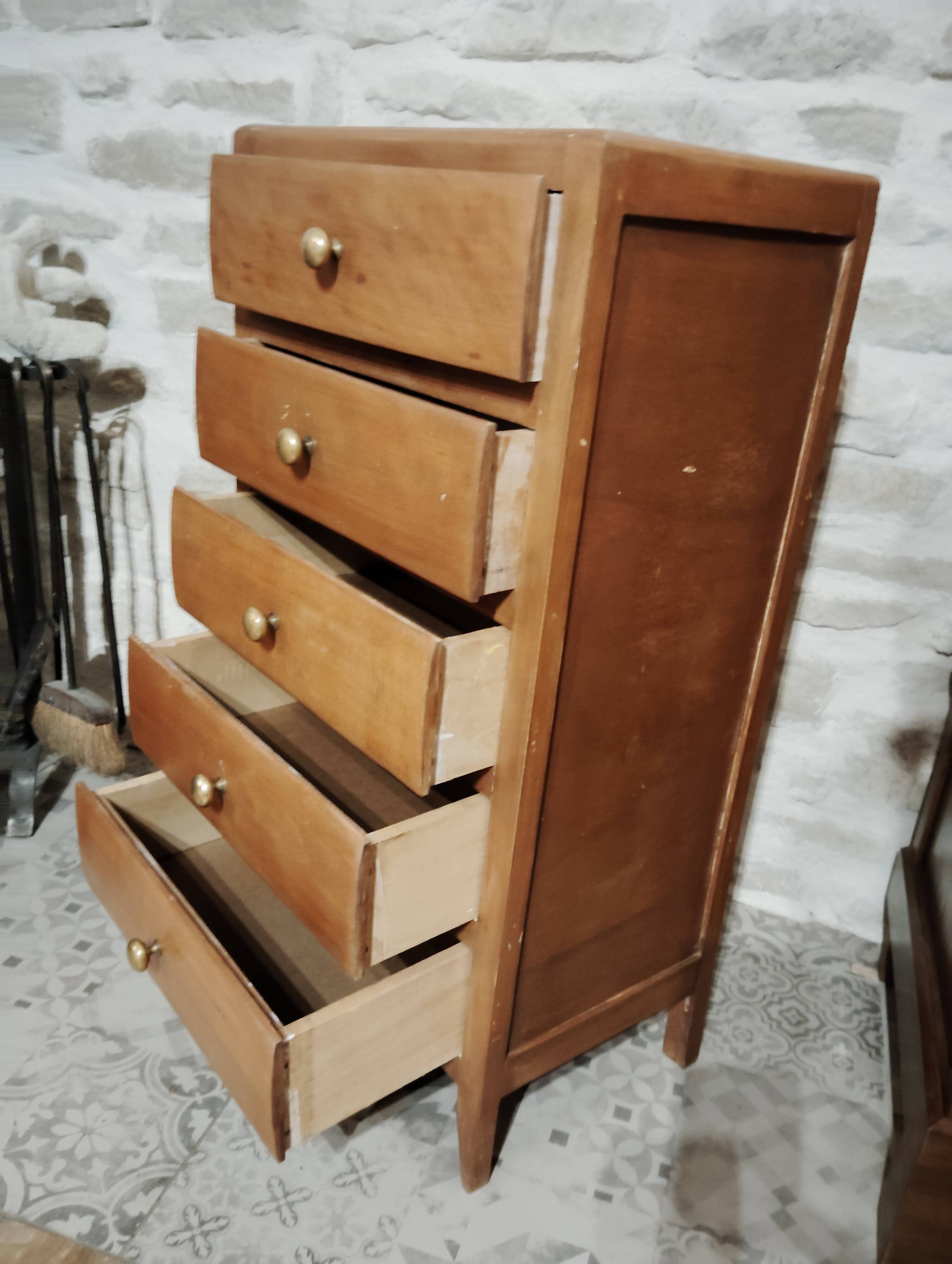 Commode - chiffonnier vintage 50's