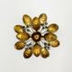 Floral Hollywood Regency Wall or Ceiling Lamp by Hans Kögl