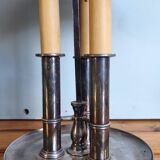 Empire-style three-light bouillotte lamp