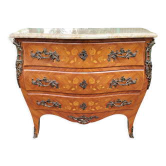 Inlaid chest of drawers