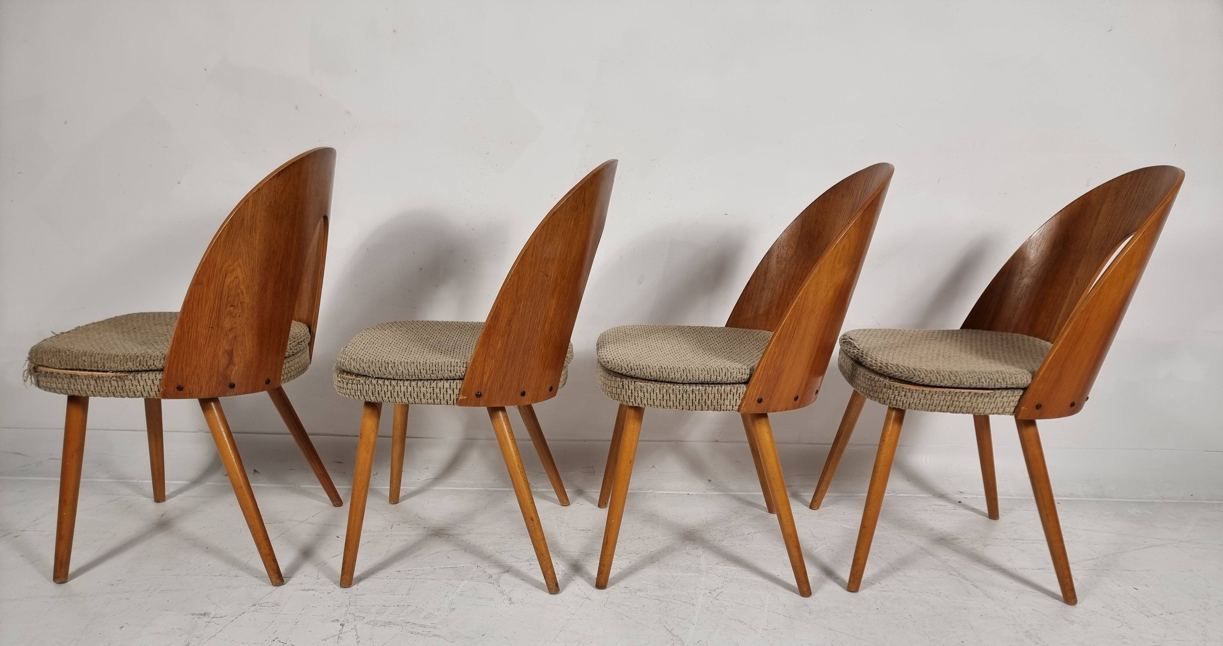 Vintage Chairs by Antonin Suman, 1960s, Set of 4