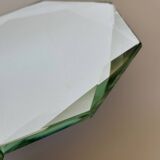 Beveled hand mirror