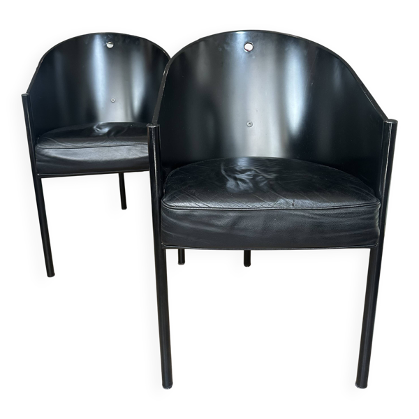 Paire de fauteuil Starck modèle Coste pour Aleph 1983