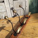 Vintage wall coat rack