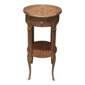 Louis XV style marquetry pedestal table or coffee table
