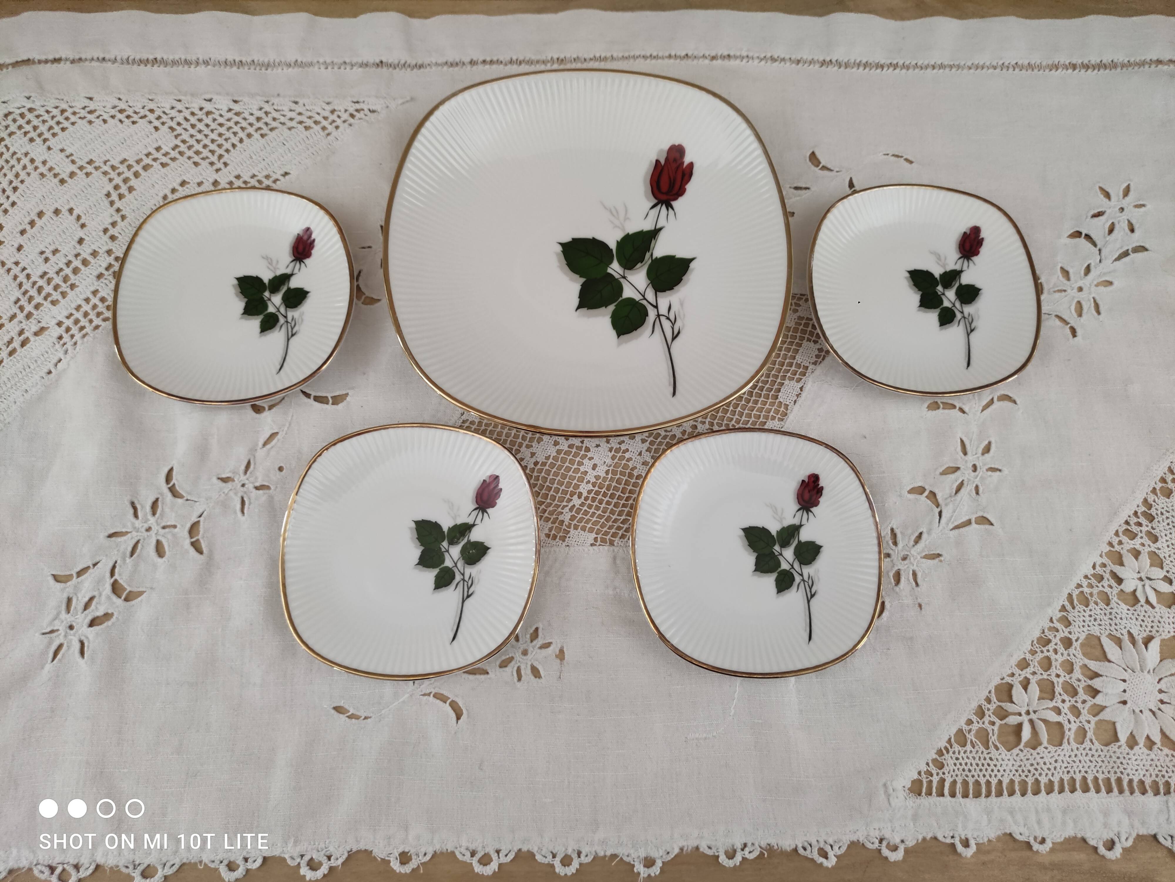 Set 5 pieces for porcelain aperitif Bavaria