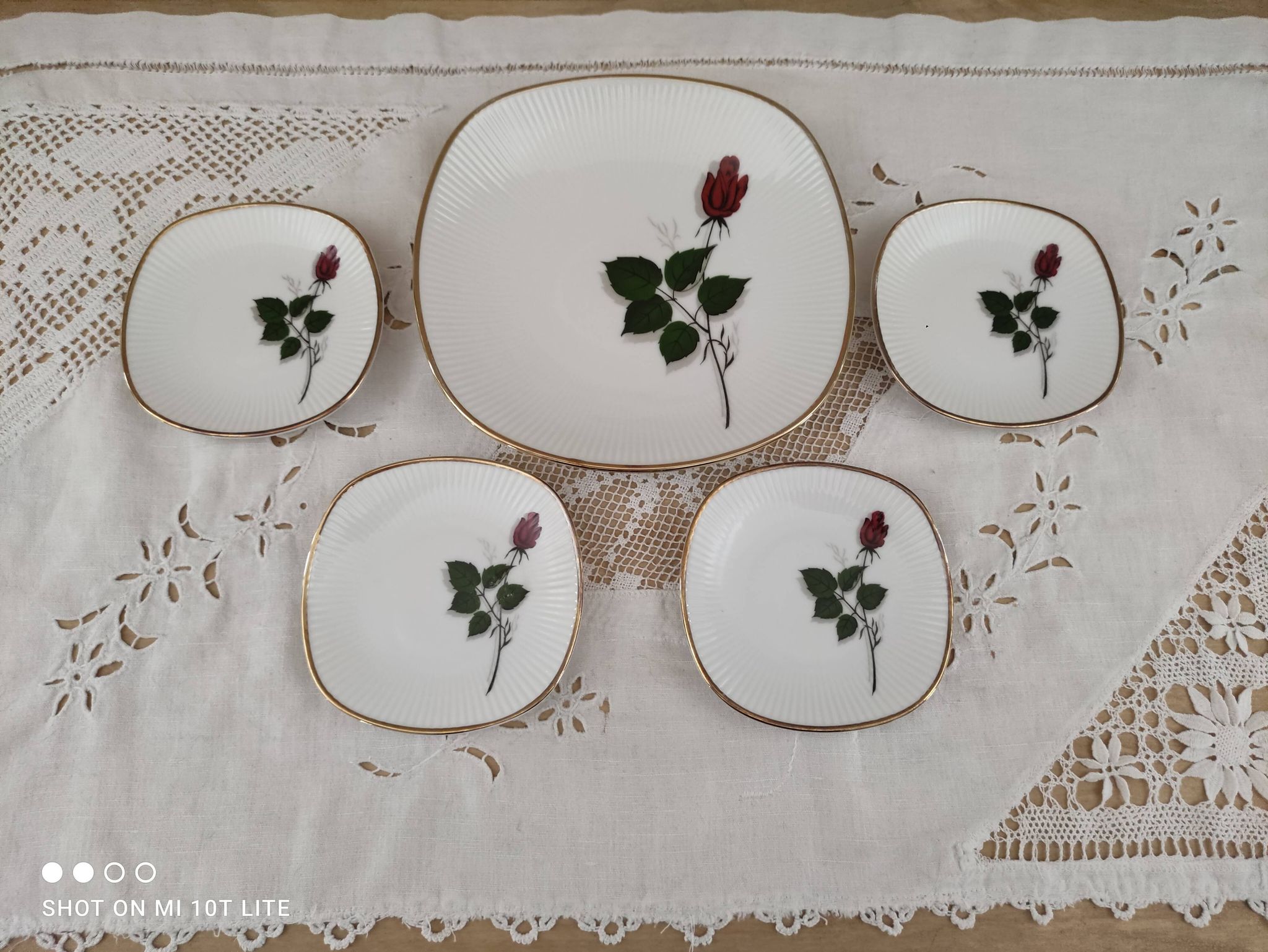 Set 5 pieces for porcelain aperitif Bavaria