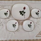 Ensemble 5 pièces pour apéritif en porcelaine Bavaria