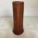 Vase tressé bambou pot brushpot